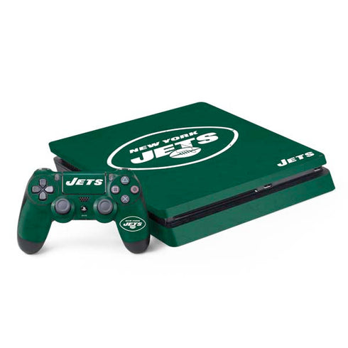 NFL New York Jets Distressed PS4 Slim Bundle Skin
